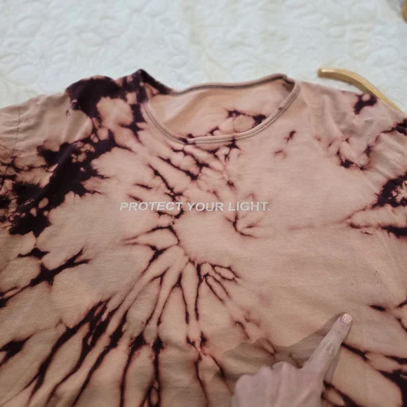 "Protect Your Light" Cropped Tee - Picture 3 of 4